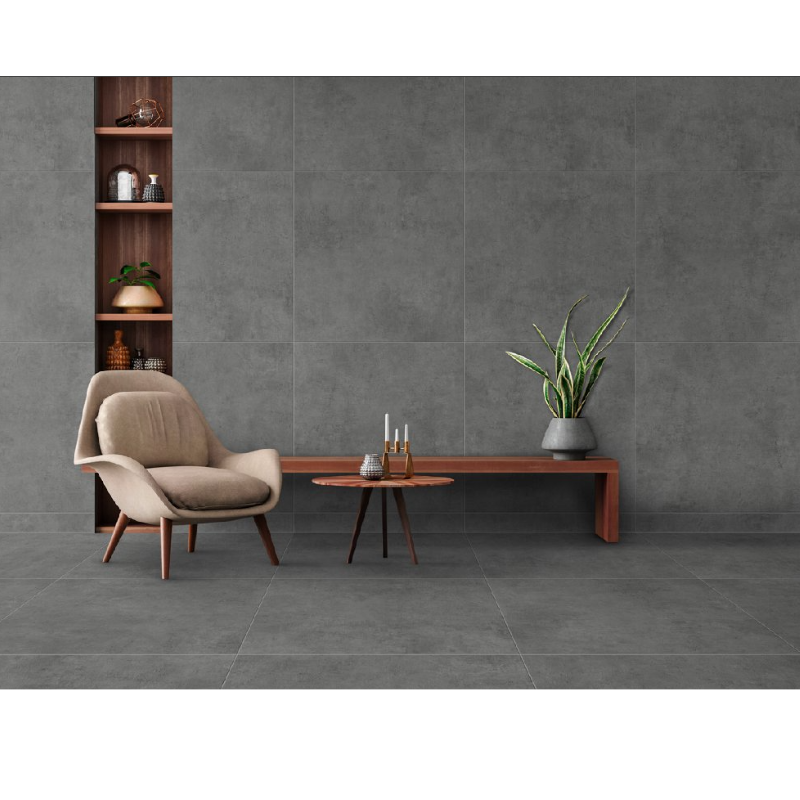 Piso Esmaltado Acetinado 82X82cm Montreal Rocha